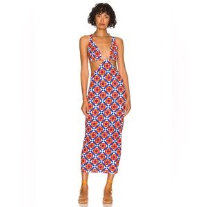 WeWoreWhat Cowl Back Maxi Dress